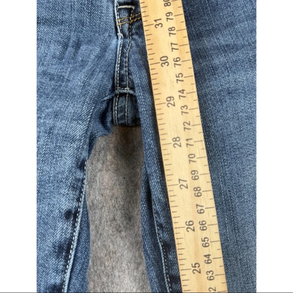 American Eagle Jeans Women's 30 X 29 Blue Denim Cotton Regular Fit Straight Leg - Picture 3 of 5